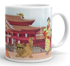 Okinawa Shuri Castle mug