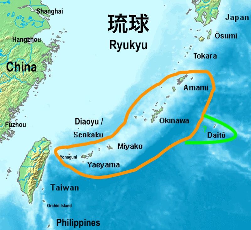 map of Ryukyu